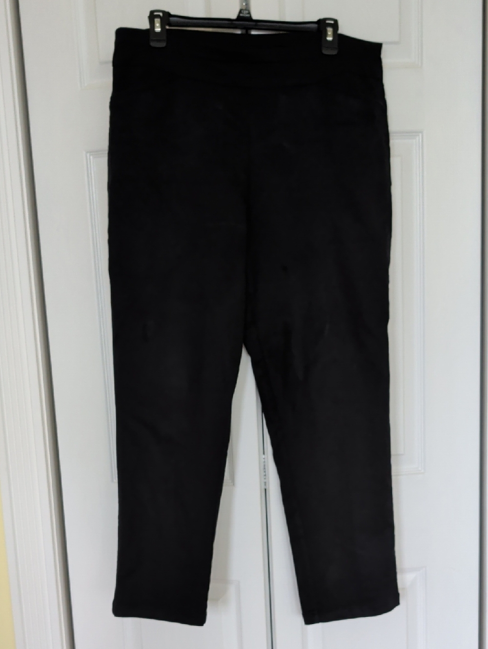 croft & barrow Black Stretch Pull-On Pants